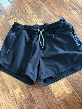 Athleta Black Drawstring Shorts 14